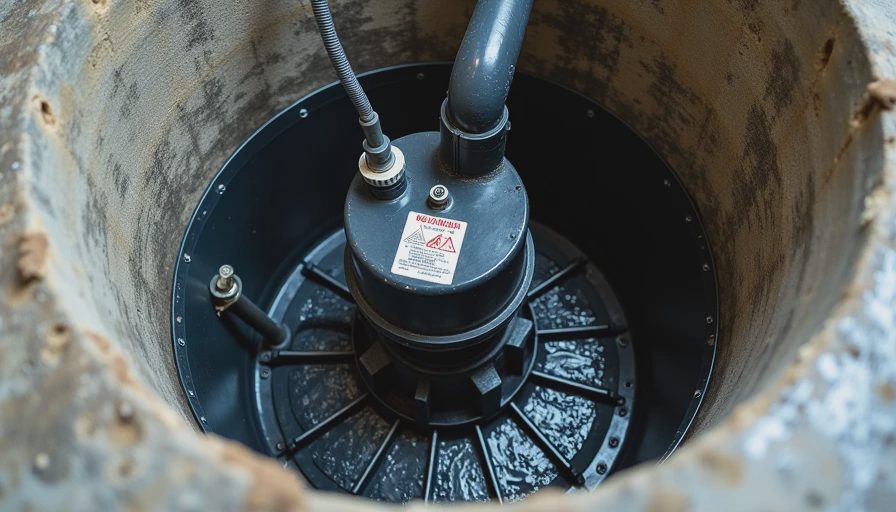 Sewage ejector pump system for basement bathroom rough-in