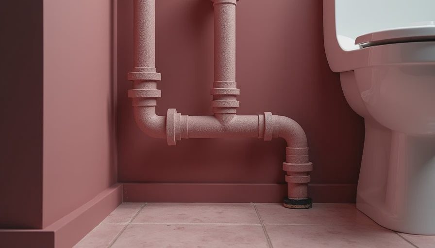 Visual context for toilet drain pipe distance from wall