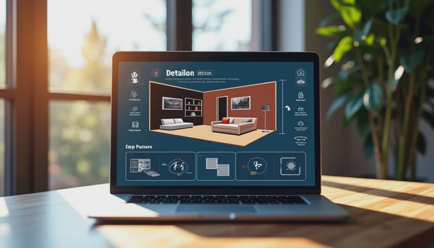 Visual context for basement design software