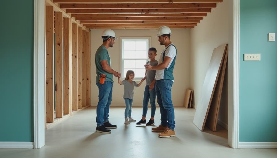 Visual context for basement finishing